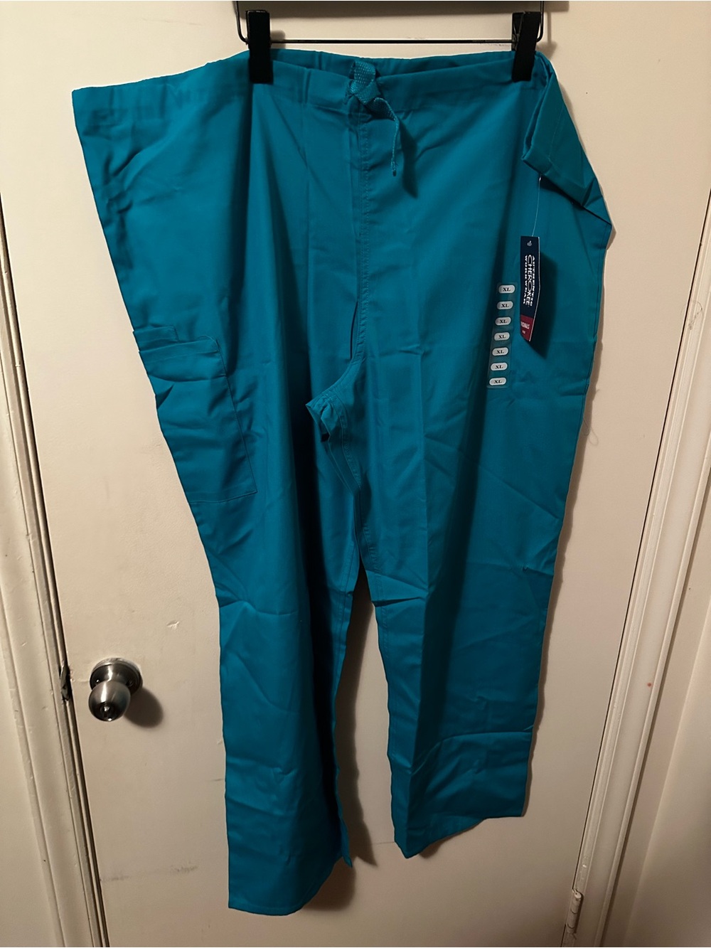 Cherokee Teal Drawstring Scrub set